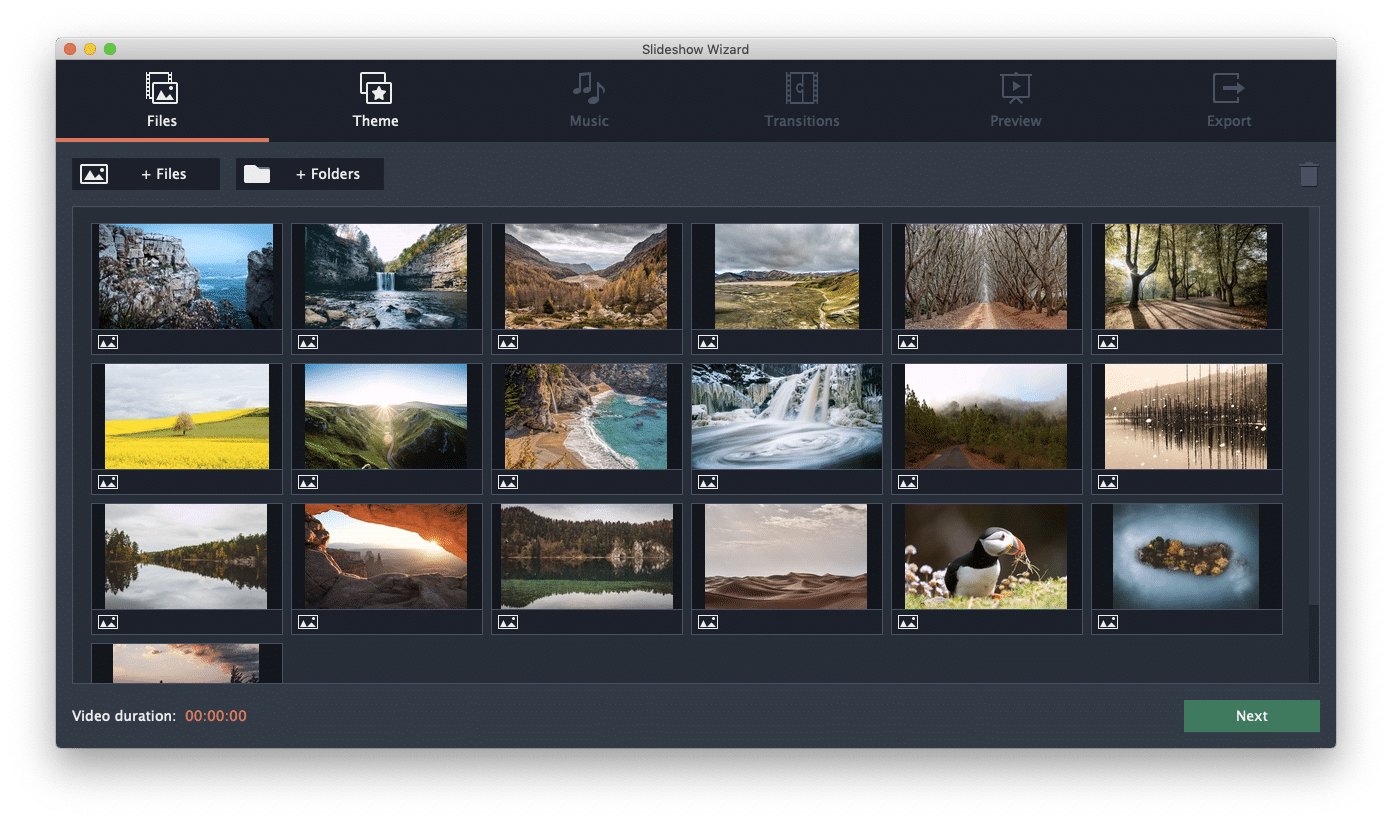 make a video with pictures and music for mac